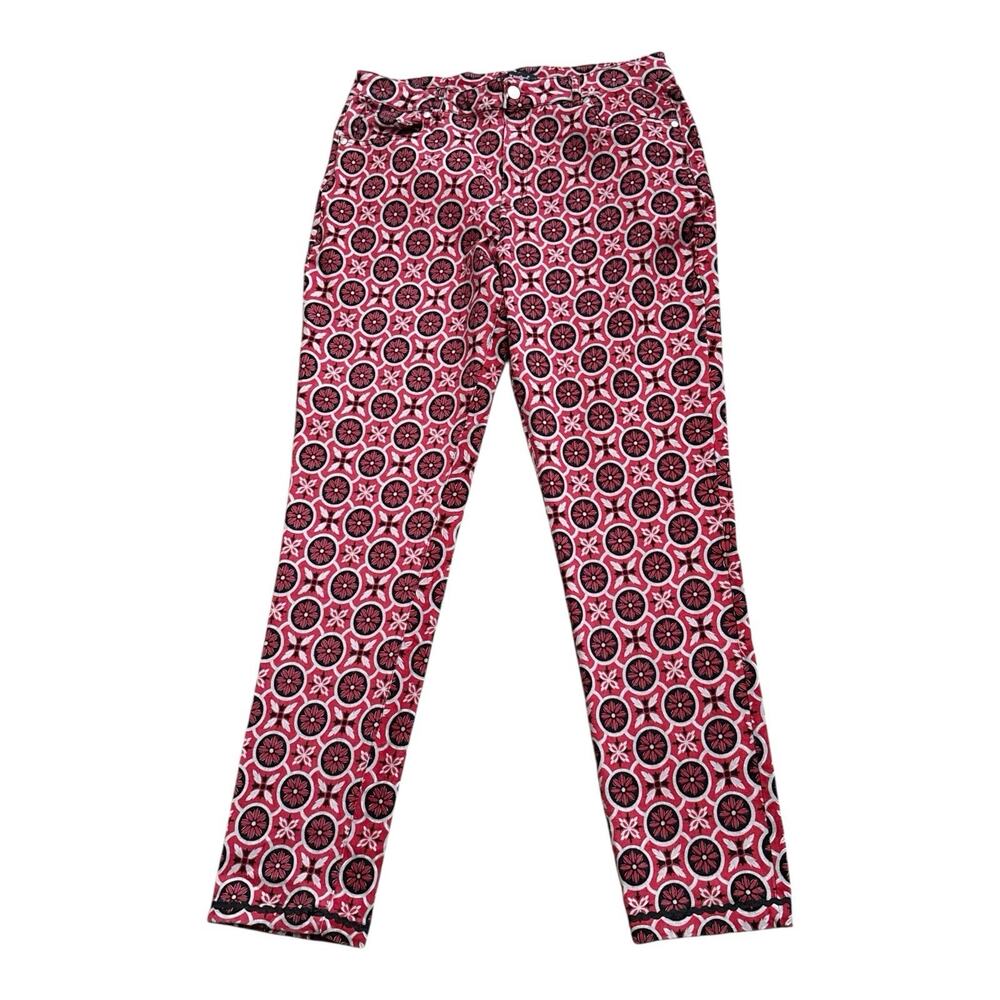 SIMPLY SOUTHERN Womens Size XL Boho Tribal Print Stretch Cotton Blend Pants